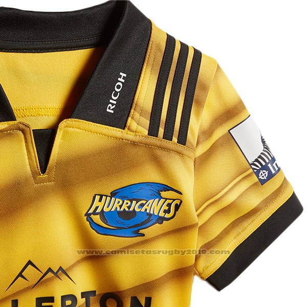 Camiseta Ninos Kit Hurricanes Rugby 2018 Local
